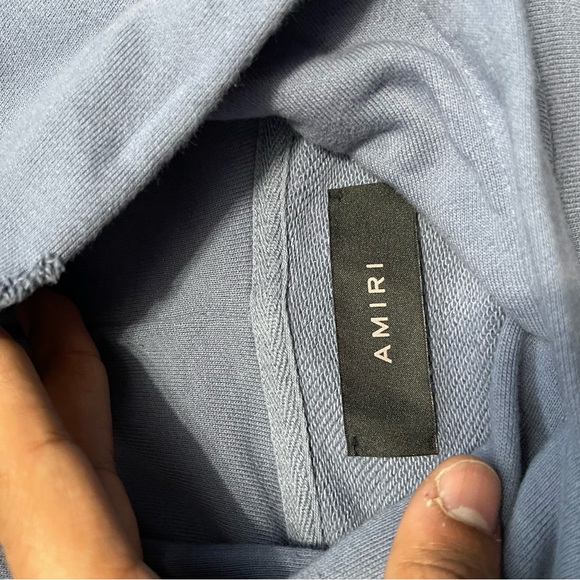 Mike Amiri 22 Distressed Hoodie&Shorts Set - Picture 8 of 11